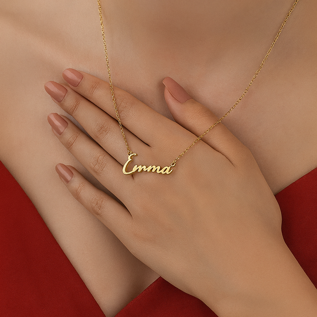 Custom Name Necklace Dainty