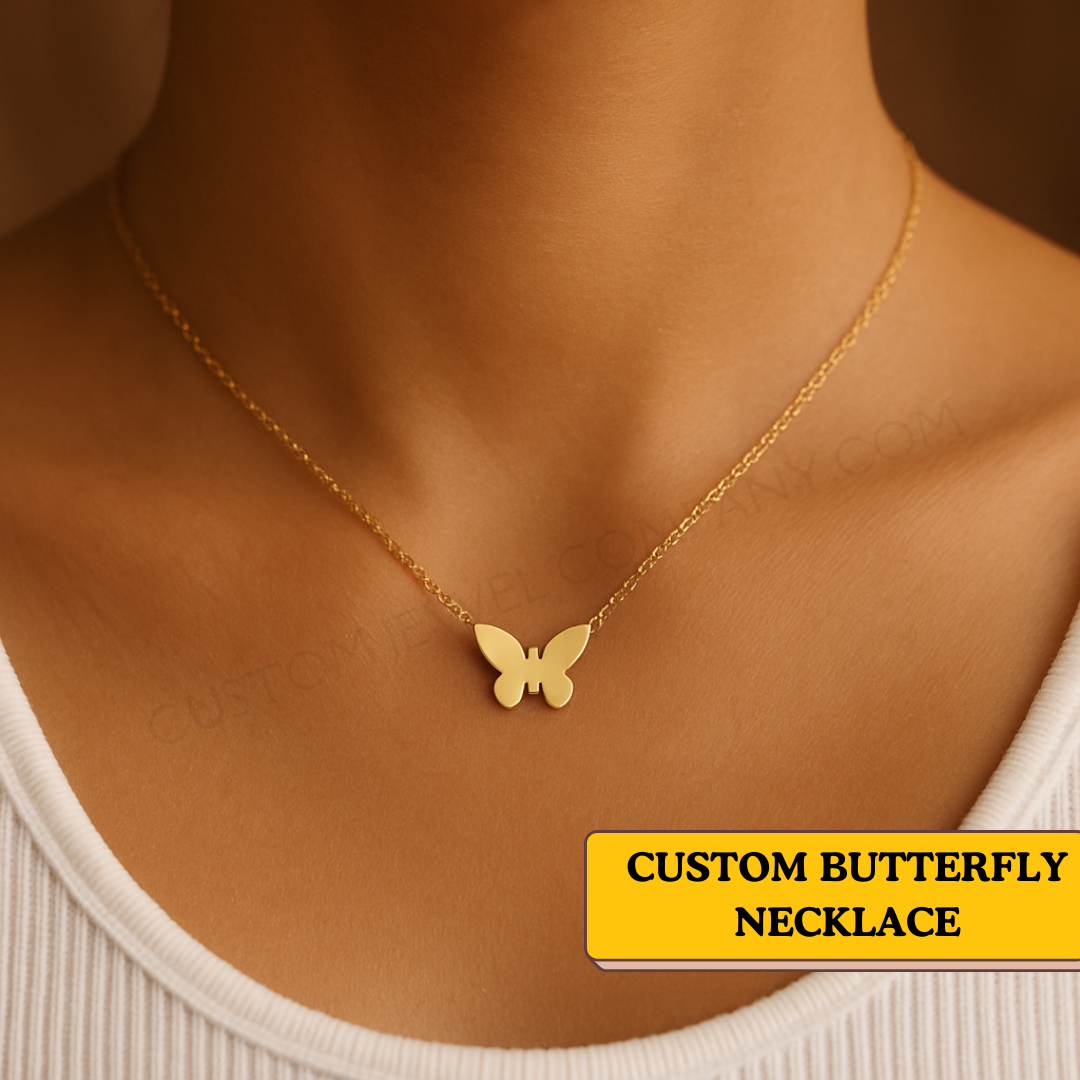 Custom Butterfly Necklace