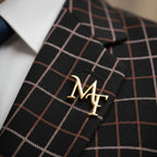 Custom Initia Brooch,  Wedding Gift