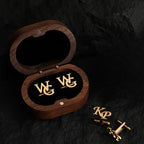 Custom Initial Cufflinks for Men, Best Man Gifts