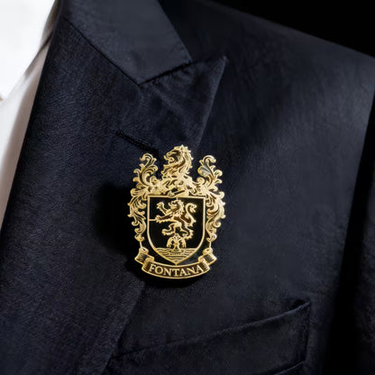 Custom Logo Brooch Pin (Single Finish)