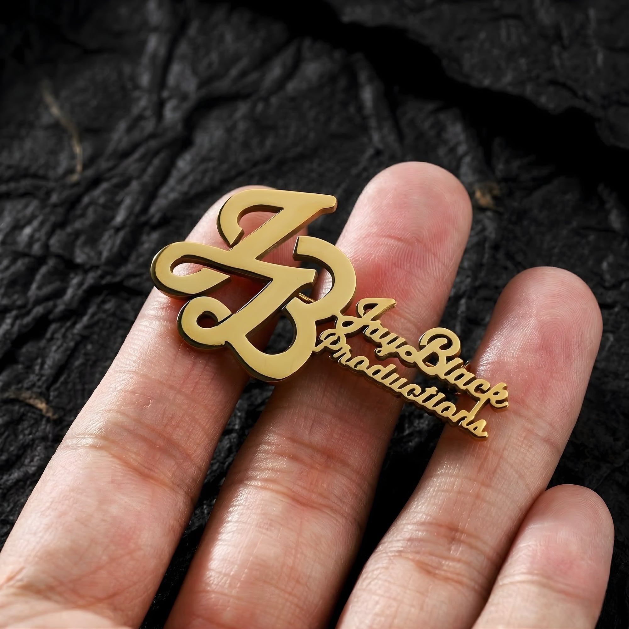 Custom Logo Brooch | Company Logo Pin | Wedding & Corporate Gift