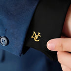 Custom Initial Cufflinks for Men, Best Man Gifts