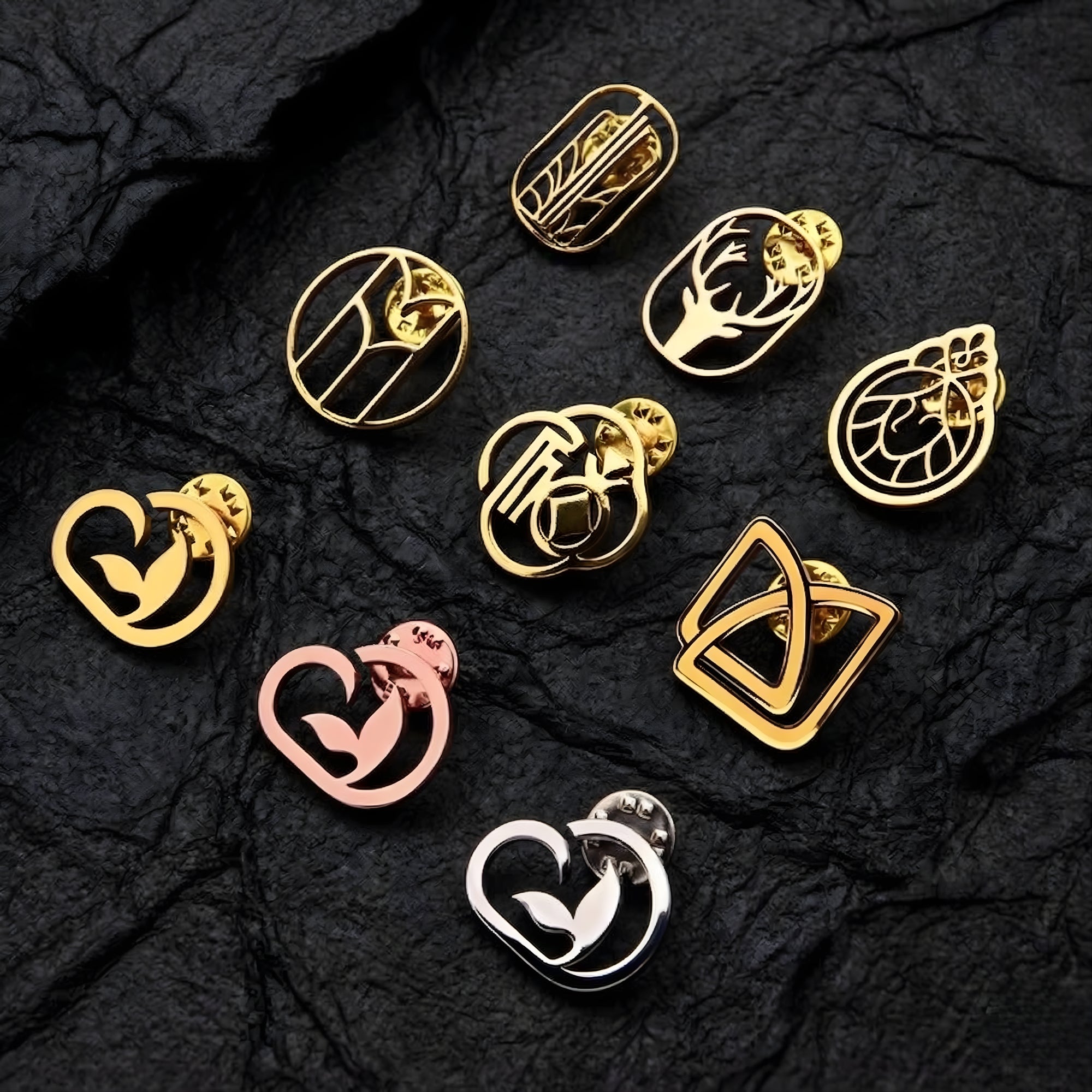 Custom Logo Brooch | Company Logo Pin | Wedding & Corporate Gift