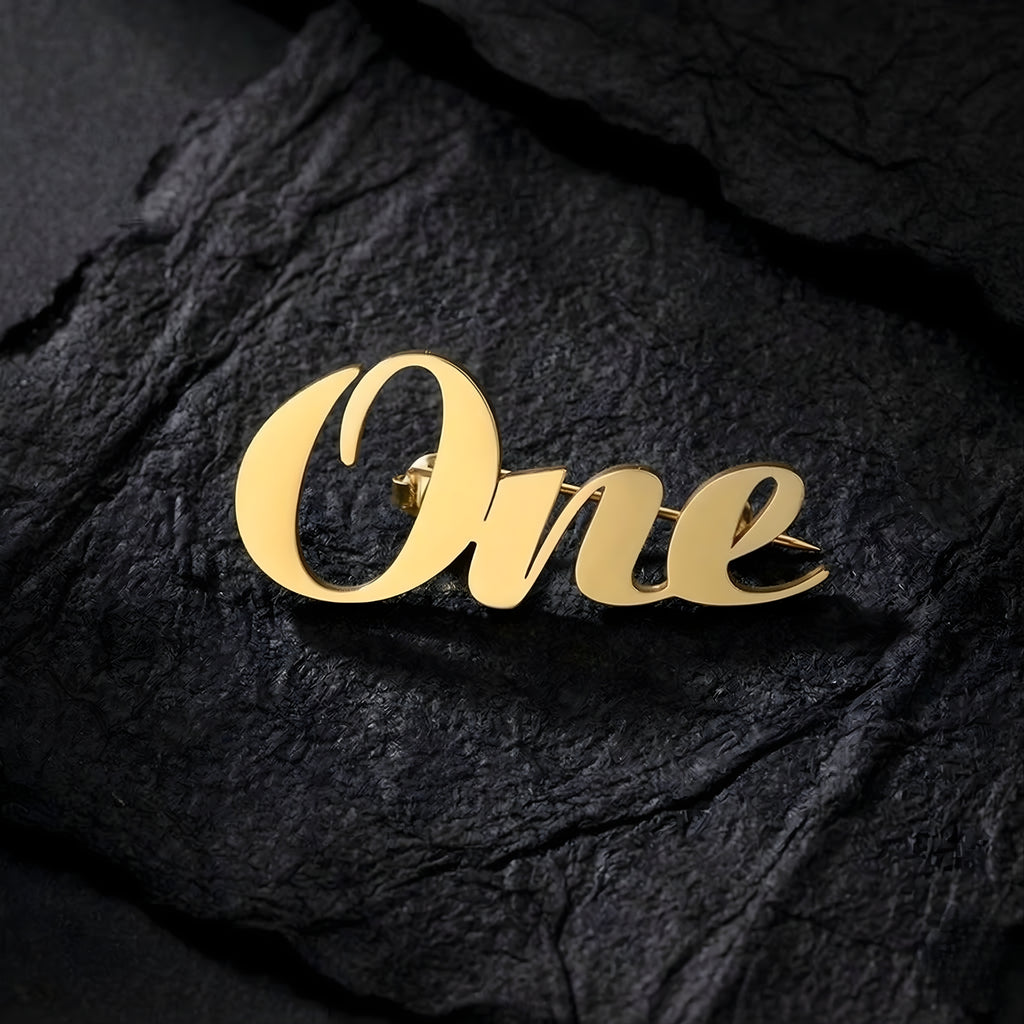 Custom Logo Brooch | Company Logo Pin | Wedding & Corporate Gift