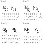 Custom Initial Cufflinks for Men, Best Man Gifts