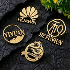 Custom Logo Brooch | Company Logo Pin | Wedding & Corporate Gift