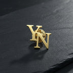 Custom Initia Brooch,  Wedding Gift
