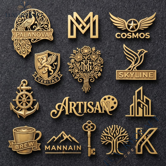 Custom Logo Brooch Pin Corporate Wedding Gift