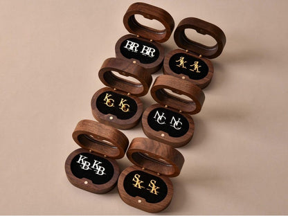 Personalised groomsmen cufflinks gift set