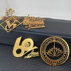 Custom Logo Brooch | Company Logo Pin | Wedding & Corporate Gift