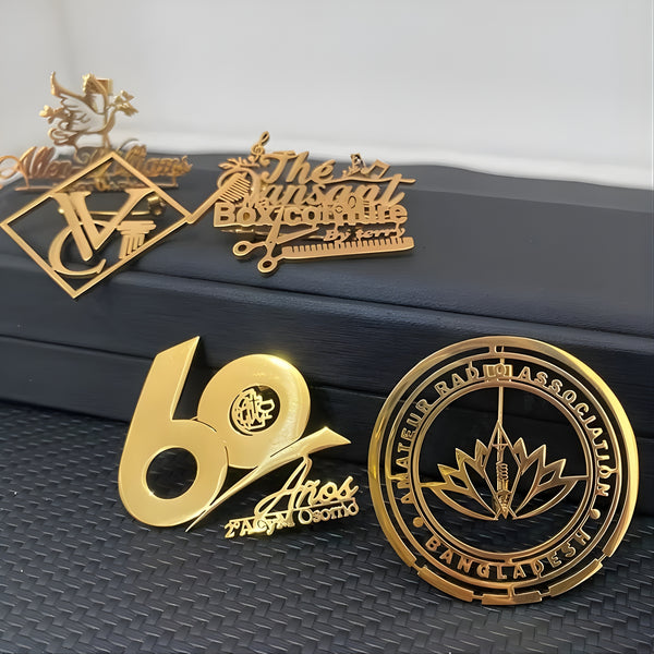 Custom Logo Brooch | Company Logo Pin | Wedding & Corporate Gift