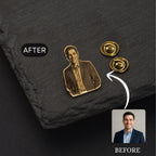 Custom Photo Brooch | Personalized Keepsake Gift