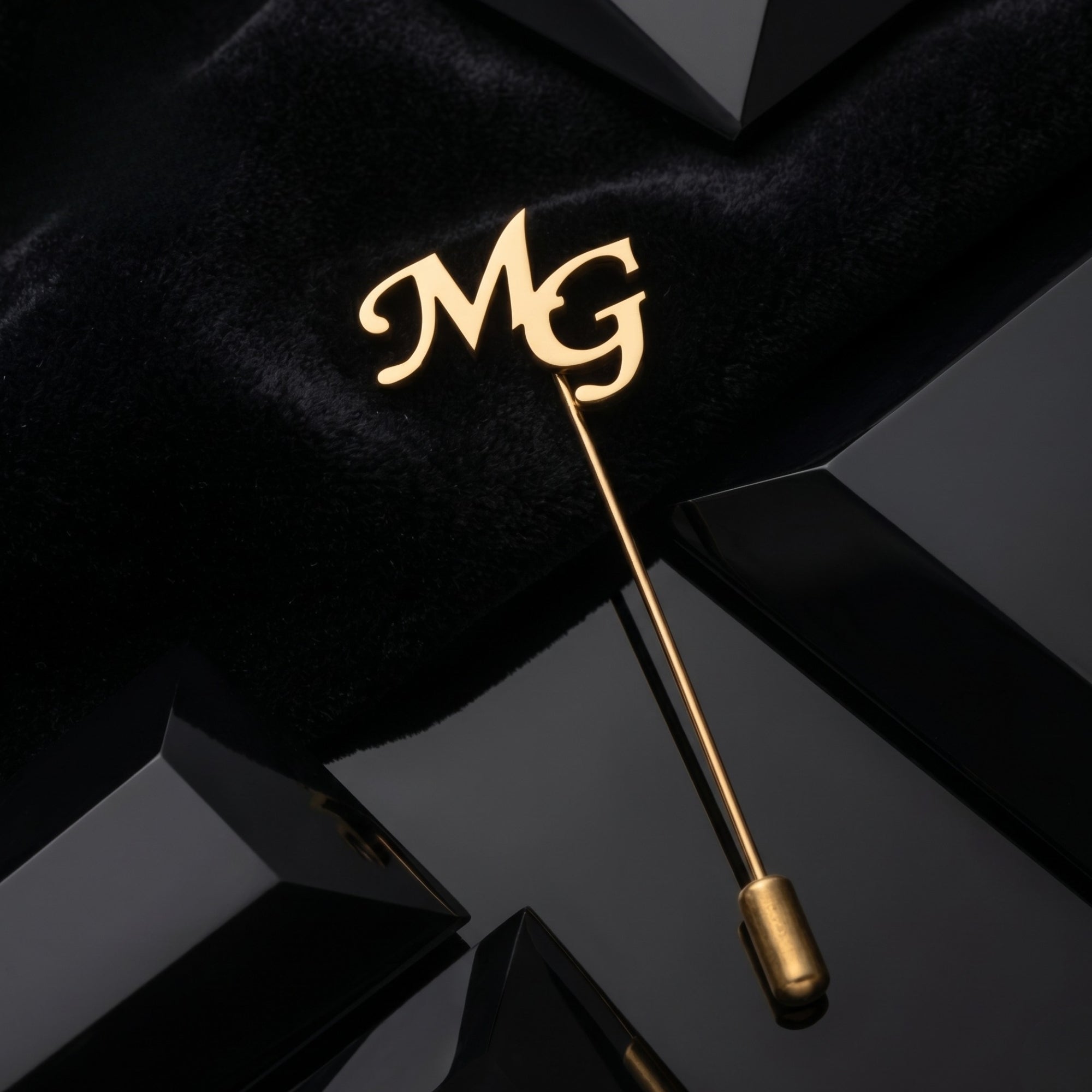 Custom initial lapel pins