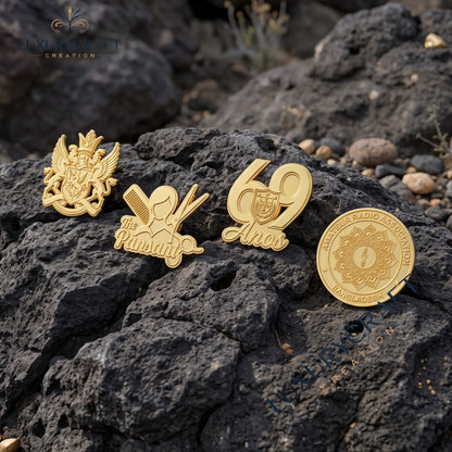 Custom Logo Brooch Pin (Single Finish)