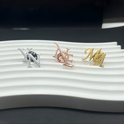 Custom Initial Brooch,  Wedding Gift