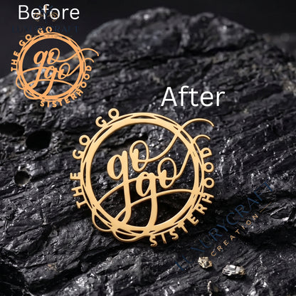 Custom Logo Brooch Pin (Single Finish)