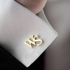 Custom Initial Cufflinks for Men, Best Man Gifts
