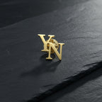 Custom Initia Brooch,  Wedding Gift