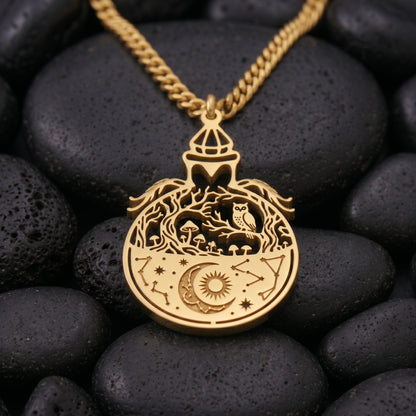 Custom logo necklace available chain lengths 35 to 50cm