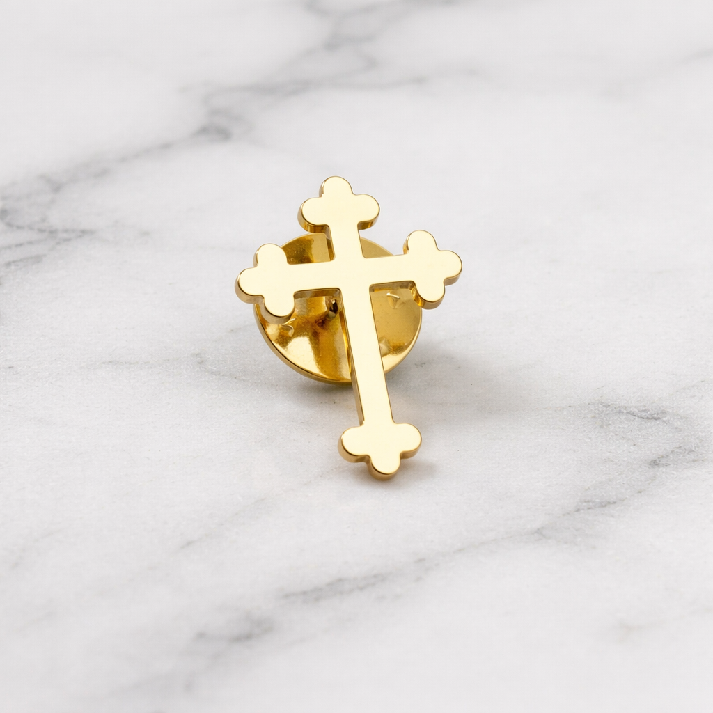 Cross Brooch Pin