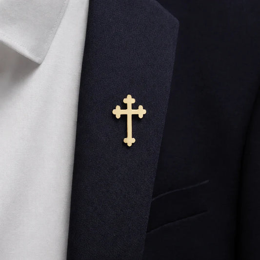 Cross Brooch Pin