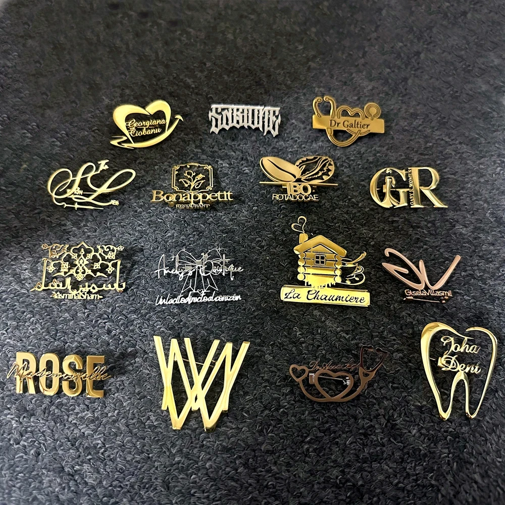 Custom Logo Brooch Pin