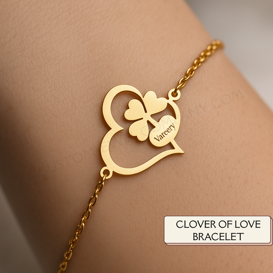Clover of Heart Bracelet