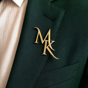 Custom Initial Brooch