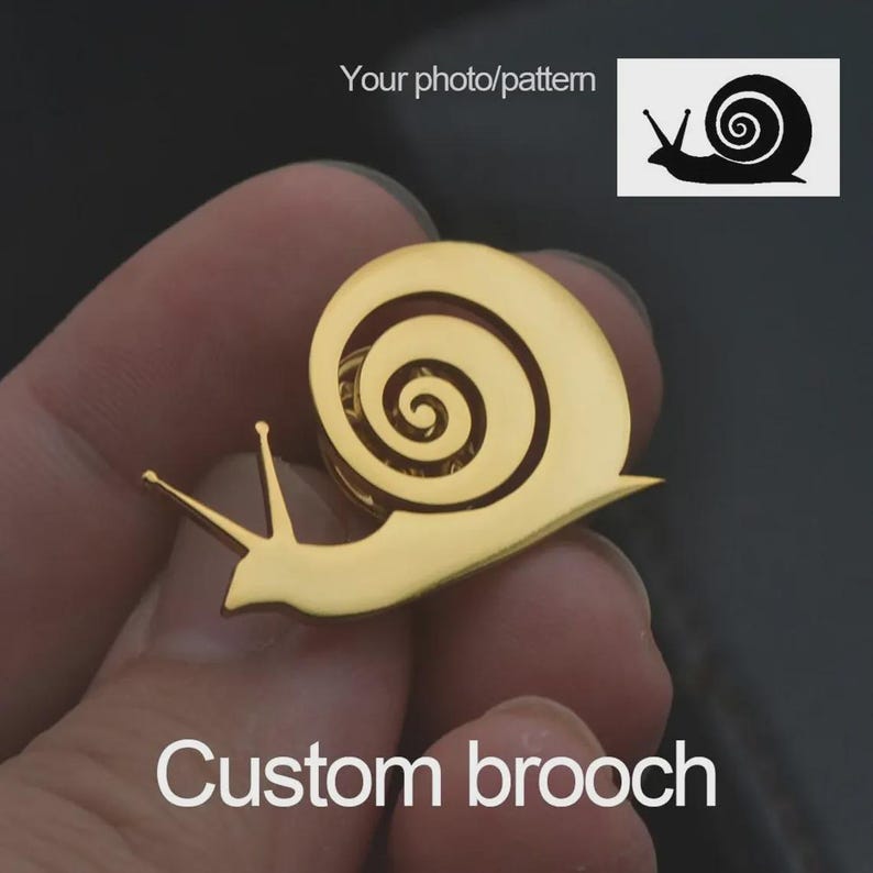 Custom Logo Brooch
