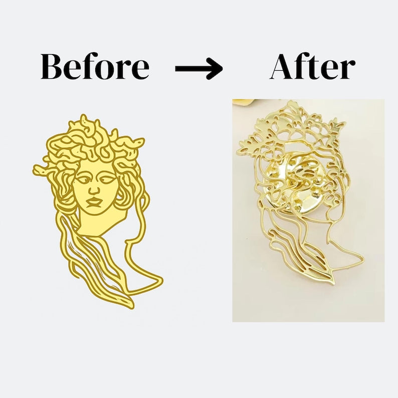 Custom Logo Brooch  Company Logo Pin  Wedding & Corporate Gift