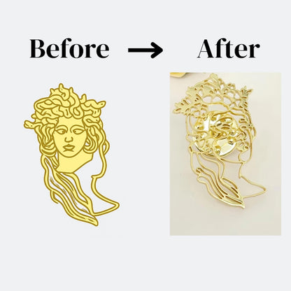 Custom Logo Brooch Pin (Single Finish)