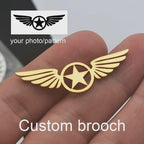 Custom Logo Brooch