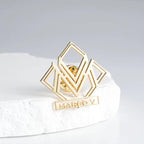 Custom Logo Brooch  Company Logo Pin  Wedding & Corporate Gift