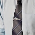 Custom Initial Tie Clip | Personalized Tie Bar | Men's Gift