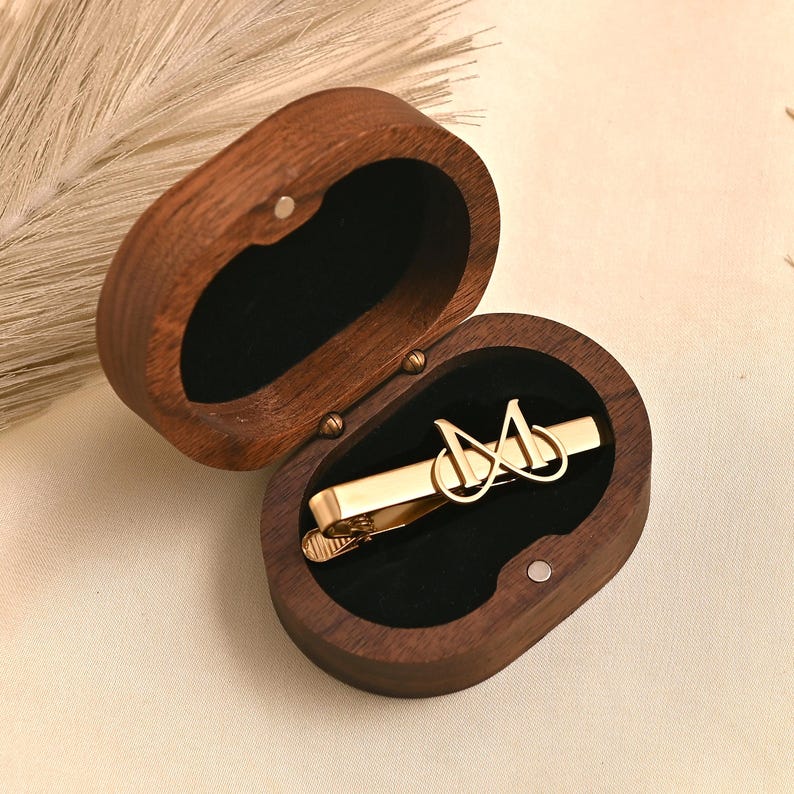 Custom Logo Tie Clip, Personalized Tie Bar, Corporate Gift