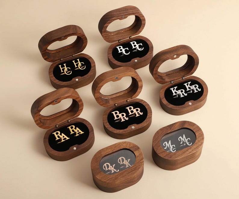 Custom Initial Cufflinks for Men, Best Man Gifts