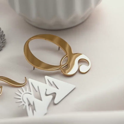 Custom Logo Lapel Pin: Metal Business Badge, Branded Staff And Client Gift