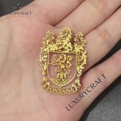 Custom Logo Brooch Pin (Single Finish)